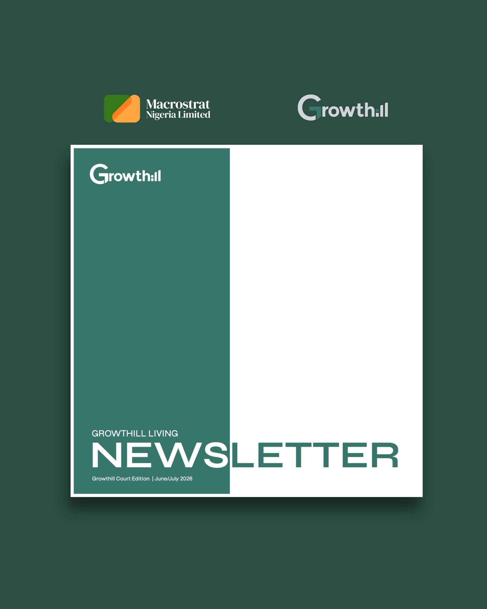 Growthill Living Newsletter – June/July 2026