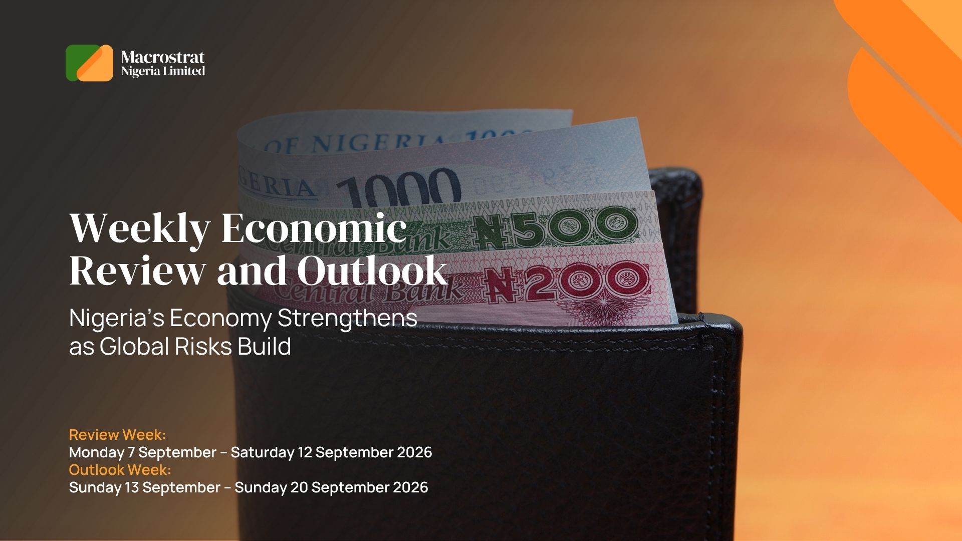 Nigeria’s Economy Strengthens as Global Risks Build