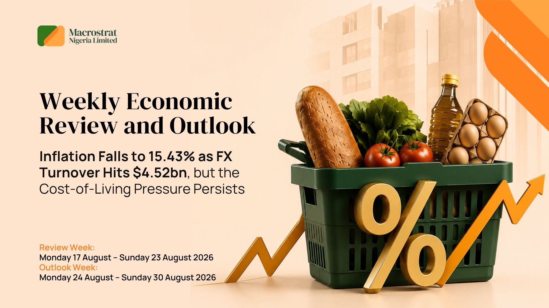 Weekly Economic Review and Outlook: 17 August – 30 August