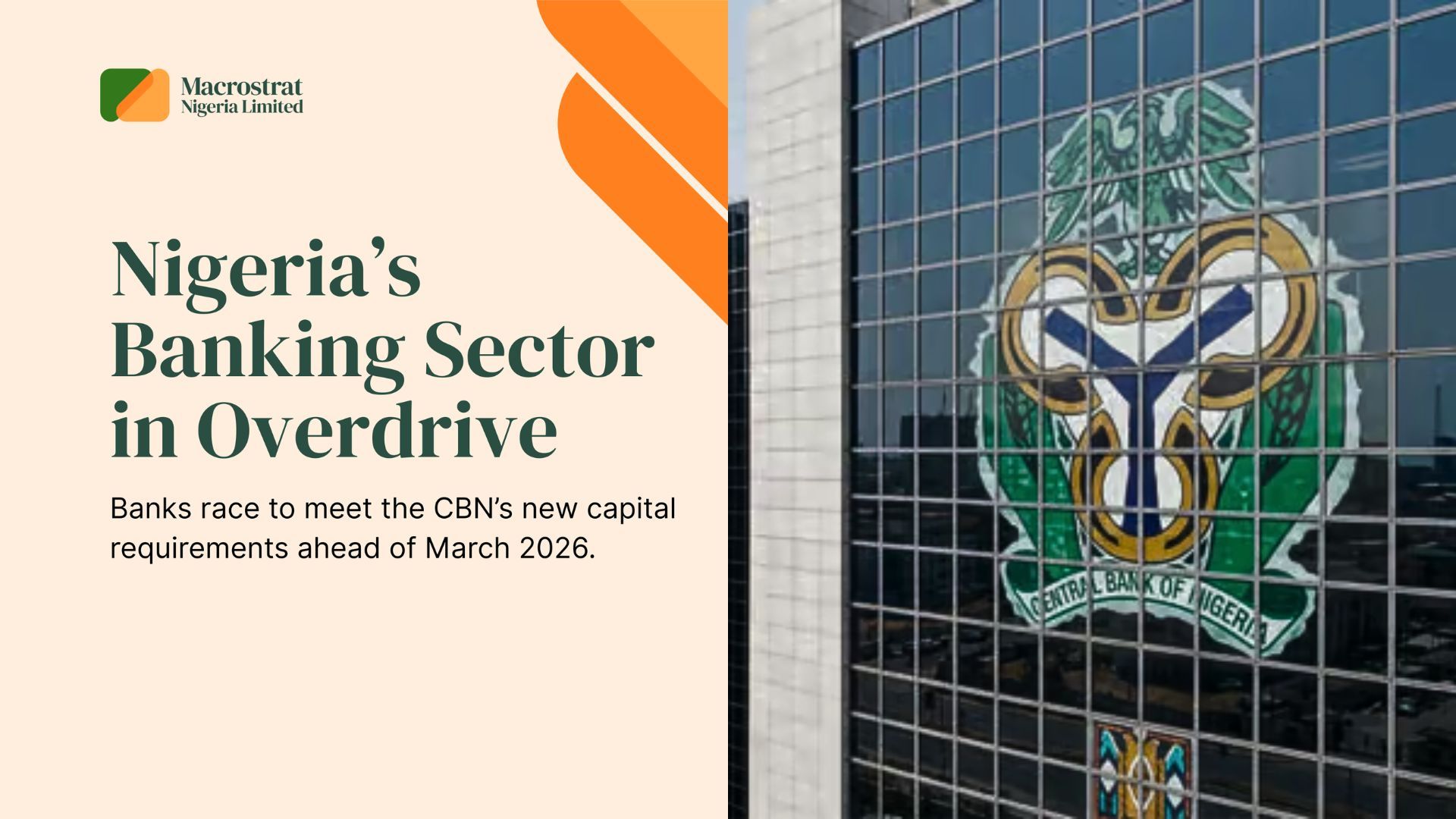 Nigeria Banks Accelerate Capital Raises as CBN Deadline Nears