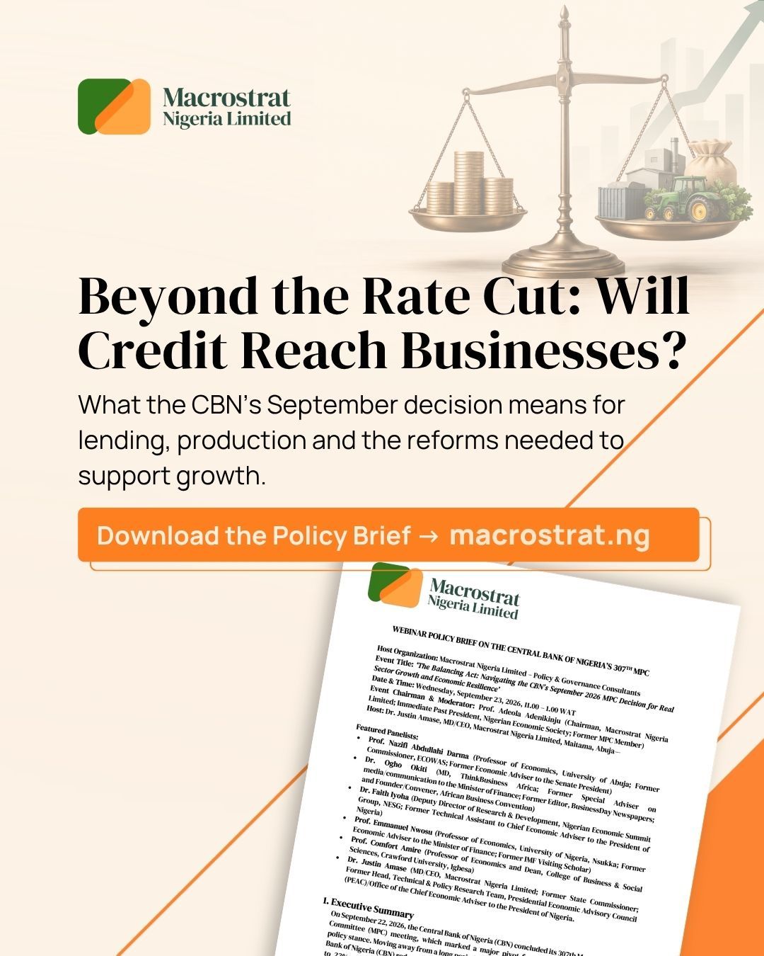 September 2026 MPC Decision: Credit and Real-Sector Growth